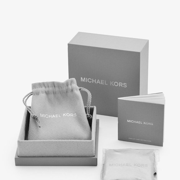 🎁 MICHAEL KORS 14K Gold/Onyx Necklace - Picture 3 of 3